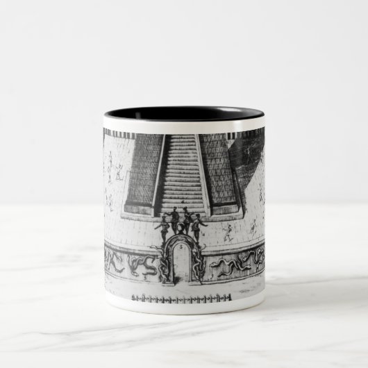 Der Templo Bürgermeister bei Tenochtitlan Zweifarbige Tasse (Mittel)