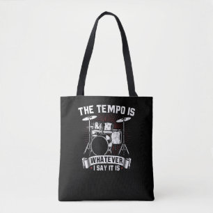 Der Tempo ist alles, was ich sage, es ist Drummer Tasche