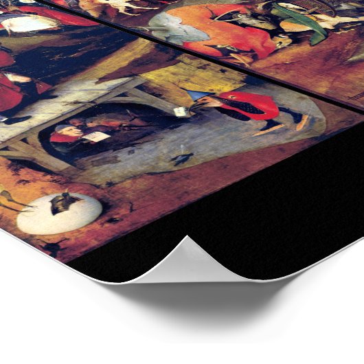 Der Tempo von Saint Anthony, Bosch Poster (Ecke)