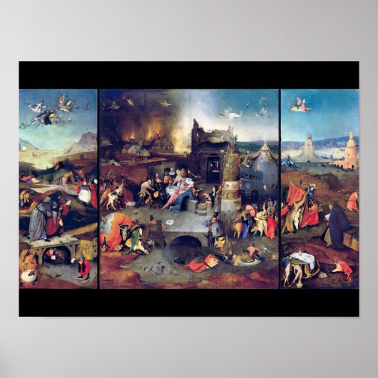 Der Tempo von Saint Anthony, Bosch Poster (Vorne)