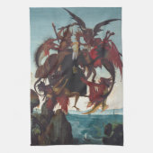Der Tempo von Saint Anthony von Michelangelo Geschirrtuch (Vertikal)