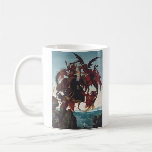 Der Tempo von Saint Anthony von Michelangelo Kaffeetasse (Links)