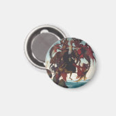 Der Tempo von Saint Anthony von Michelangelo Magnet (Vorderseite/Rückseite)