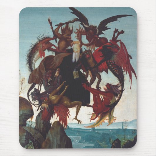 Der Tempo von Saint Anthony von Michelangelo Mousepad (Vorne)