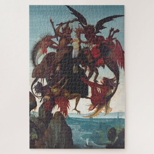 Der Tempo von Saint Anthony von Michelangelo Puzzle (Vertikal)