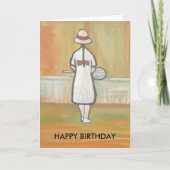 DER TENNIS-SPIELER KARTE (Vorderseite)