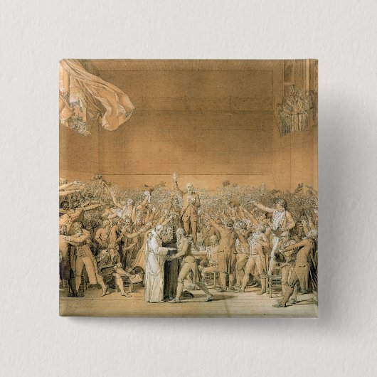 Der Tennisplatz-Eid am 20. Juni 1789 1791 2 Button (Vorderseite)
