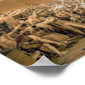 Der Tennisplatz im Jahre 1791 Poster (Ecke)