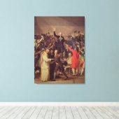 Der Tennisplatz Leinwanddruck (Insitu (Holzboden))