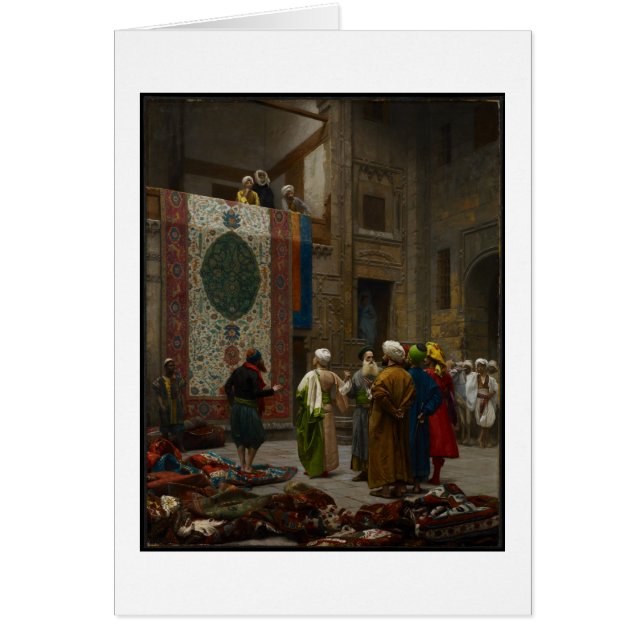 Der Teppich-Kaufmann, c.1887 (Öl auf Leinwand) (Vorne)