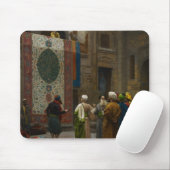Der Teppich-Kaufmann, c.1887 (Öl auf Leinwand) Mousepad (Mit Mouse)