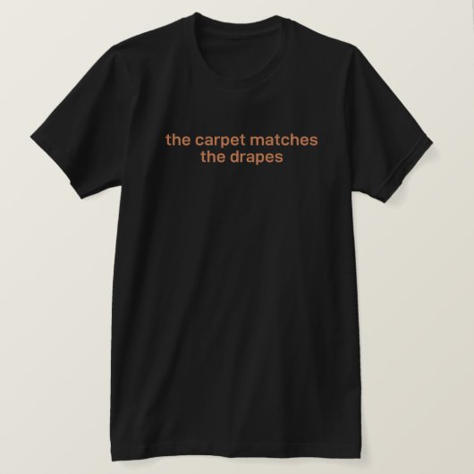 Der Teppich passt T-Shirt (Design vorne)