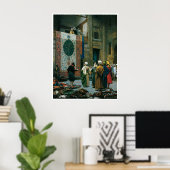 Der Teppichhändler c. 1887 Poster (Heimbüro)