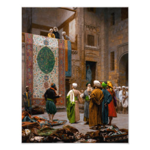 Der Teppichhändler Jean-Léon Gérôme Fotodruck