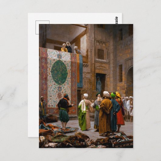 Der Teppichhändler | Jean-Lé zu Gé rô mich | Postkarte (Vorne/Hinten)