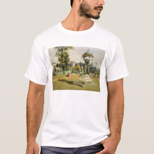 Der Terrasse-Garten, Woburn-Abtei (chromolitho) T-Shirt