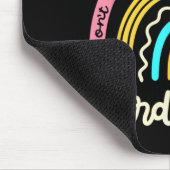 Der Test der dritten Klasse Rainbow Test Day Teach Mousepad (Ecke)