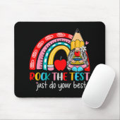 Der Test Funny Teacher Testing Day Rainbow Gnomes Mousepad (Mit Mouse)