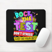 Der Test nicht Stress Testing Day Lehrer Studenten Mousepad (Mit Mouse)