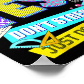 Der Test nicht Stress Testing Day Lehrer Studenten Poster (Ecke)