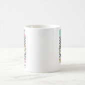 Der Test Retro Lächeln Lehrer Kinder Testtag Kaffeetasse (Mittel)