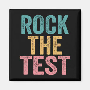 Der Test Vintag Test Day Funny Testday Lehre Magnet