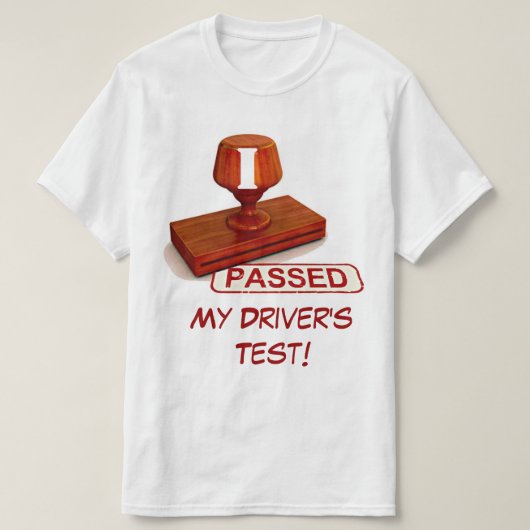 Der Testl des Fahrers T-Shirt (Design vorne)
