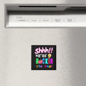Der Testtag bricht den Testläufer ab Magnet (In Situ (Geschirrspüler))