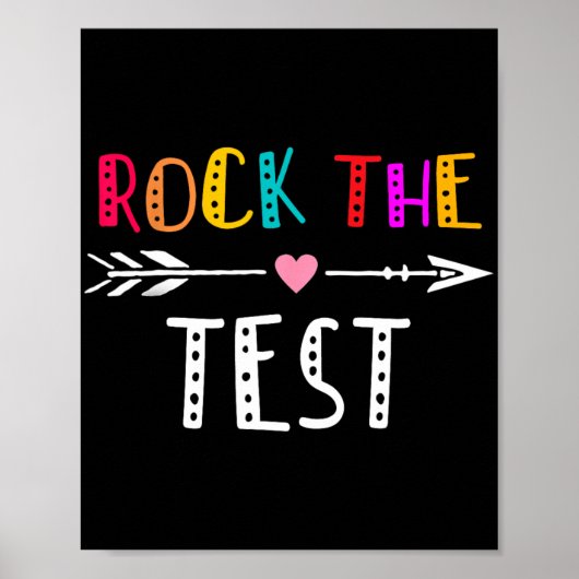 Der Testtag des Testlehrers: Funny Teache Poster (Vorne)