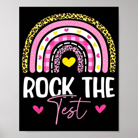Der Testtag des Testlehrers: Funny Teache Poster (Vorne)