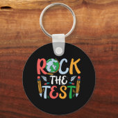 Der Testtag des Testlehrers: Funny Teache Schlüsselanhänger (Vorderseite)