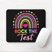 Der Testtag Lehrer Testtag Rainbow Leop Mousepad (Mit Mouse)