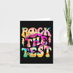 Der Testtag Retro Hippie Motivierend Tee Karte