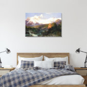 Der Teton-Bereich Leinwanddruck (Insitu (Schlafzimmer))