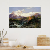 Der Teton-Bereich Poster (Küche)