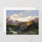 Der Teton-Bereich Postkarte (Vorne/Hinten)