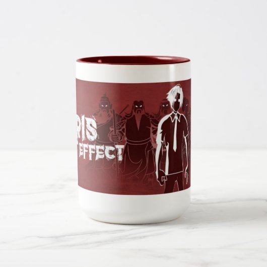 Der Tetris Effekt - große ExtraTasse Zweifarbige Tasse (Mittel)