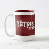 Der Tetris Effekt - große ExtraTasse Zweifarbige Tasse (Links)