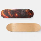 Der Teufel am Feuer Skateboard (Horizontal)