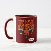 Der Teufel, den du Dk Red BG kennst Tasse (Links)
