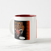 Der Teufel, den Sie kennen Blk Gfx BG Zweifarbige Tasse (Vorderseite Links)