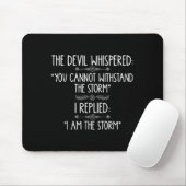Der Teufel flüsterte, du könntest die Selbst- nich Mousepad (Mit Mouse)