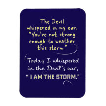 Der Teufel flüsterte in meine Ohrmagnete Christlic