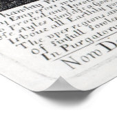 Der Teufel führt den Papst in Chains, 1680 Poster (Ecke)