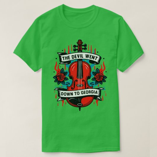 Der Teufel ging nach Georgia Thirt 1 T-Shirt (Design vorne)