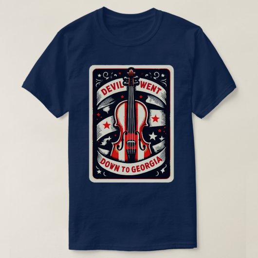 Der Teufel ging nach Georgia V2 TShirt (Design vorne)