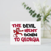 Der Teufel ging nach Georgien Postkarte (Stehend Vorderseite)