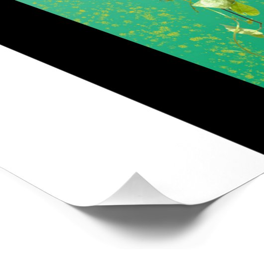 Der Teufel - glänzendes Poster (Ecke)