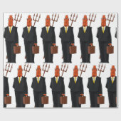 Der Teufel im Anzug Geschenkpapier (Flach)