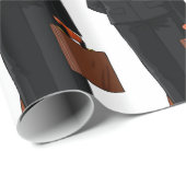 Der Teufel im Anzug Geschenkpapier (Rolleneckpunkt)